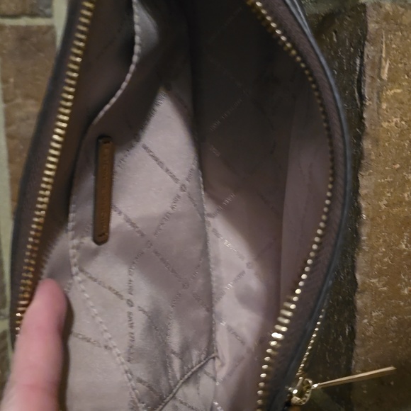 Michael Kors Jet Set Small Logo Chain Crossbody Bag Brown - Picture 7 of 11